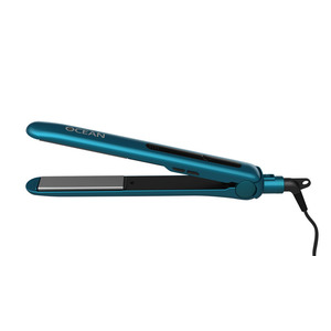DEWAL PROFESSIONAL Щипцы для волос Ocean бирюза, с терморегулятором, керамико-турмалиновое покрытие, 25х90 мм, 35 Вт