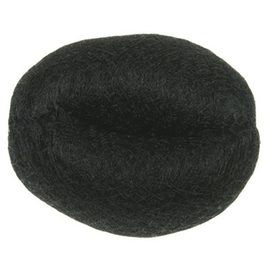 DEWAL PROFESSIONAL Валик для прически, искусственный волос + сетка, черный d 14 см
