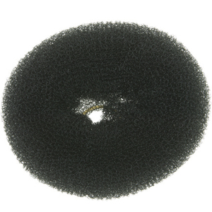DEWAL PROFESSIONAL Валик для прически, сетка, черный d 10 см