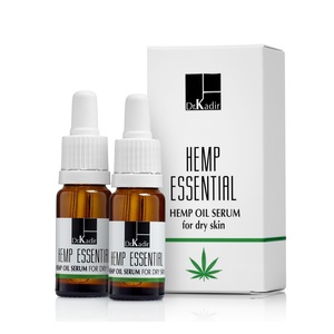 Dr. KADIR Сыворотка конопляная для сухой кожи / Hemp Essential Oil-Serum for dry skin 2 х 10 мл