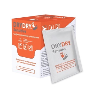 DRY DRY Салфетка разового применения для ухода за телом / Sensitive 1 шт