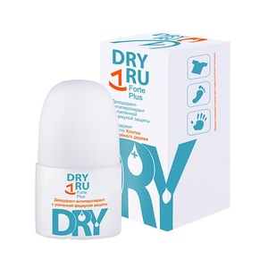 DRY RU Дезодорант-антиперспирант с усиленной формулой защиты / Forte Plus 50 мл