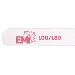E.MI Пилка для ногтей 100/180, белая