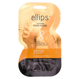 ELLIPS Маска с кератиновым комплексом для светлых волос / Pro-Keratin Smooth & Silky 18 г