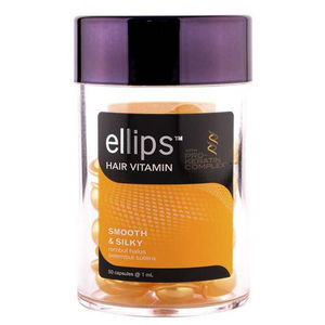 ELLIPS Масло для восстановления, питания и увлажнения волос, желтые капсулы / Pro-Keratin Complex Smooth & Silky 50 шт (45 г)