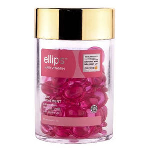 ELLIPS Масло для восстановления волос после химического воздействия, розовые капсулы / Hair Treatment 50 шт (45 г)