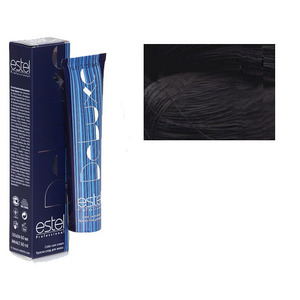 ESTEL PROFESSIONAL 1/0 краска для волос, черный классический / DE LUXE 60 мл