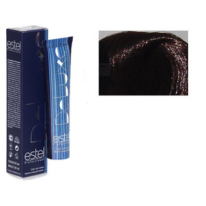 ESTEL PROFESSIONAL 4/0 краска для волос, шатен / DE LUXE 60 мл
