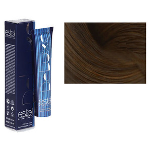 ESTEL PROFESSIONAL 6/47 краска для волос, темно-русый медно-коричневый / DE LUXE 60 мл