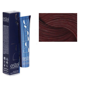 ESTEL PROFESSIONAL 6/50 краска для волос, темно-русый красный для седины / DELUXE 60 мл