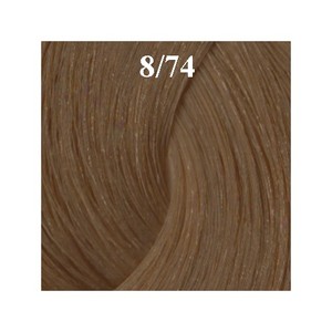 ESTEL PROFESSIONAL 8/74 краска для волос, светло-русый коричнево-медный (карамель) / ESSEX Princess 60 мл