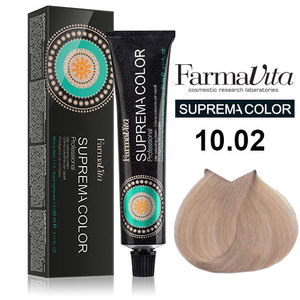 FARMAVITA 10.02 краска для волос, платиновый блондин жемчужный / SUPREMA 60 мл