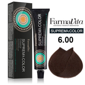 FARMAVITA 6.00 краска для волос, насыщенный светло-каштановый / SUPREMA 60 мл