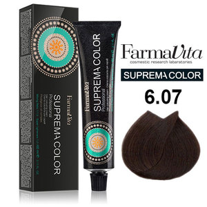 FARMAVITA 6.07 краска для волос, холодный темный блондин / SUPREMA 60 мл
