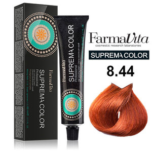 FARMAVITA 8.44 краска для волос, светло-каштановый золотисто-медный / SUPREMA 60 мл