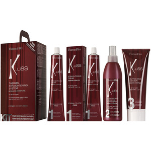 FARMAVITA Состав для теплового выпрямления волос с кератином, в наборе / K.Liss Termal Straightening system KIT