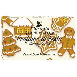 FLORINDA Мыло растительное, праздничные ароматы / Profumo Di Fiesta 100 г