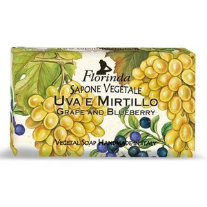 FLORINDA Мыло растительное, виноград и черника / Uva e Mirtillo 200 г