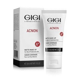 GIGI Крем-тон матирующий для лица / ACNON Matte makeup 30 мл