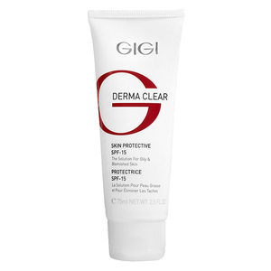 GIGI Крем увлажняющий защитный для лица SPF 15 / DERMA CLEAR Cream Protective 75 мл
