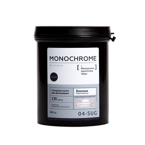 GLORIA Паста сахарная плотная корректирующая для депиляции / Monochrome 0,8 кг