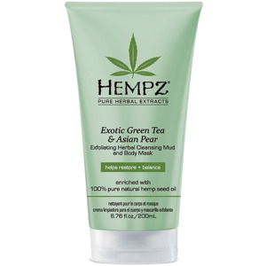 HEMPZ Маска-глина отшелушивающая / Exotic Green Tea & Asian Pear Exfoliating Cleansing Mud & Mask 200 мл
