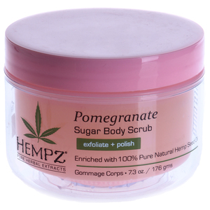 HEMPZ Скраб для тела, сахар и гранат / Body Scrub Sugar & Pomegranate 176 г