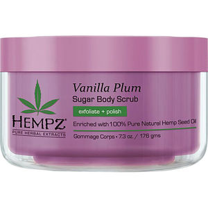 HEMPZ Скраб для тела, ваниль и слива / Vanilla Plum Herbal Sugar Body Scrub 176 г