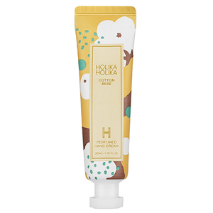 HOLIKA HOLIKA Крем питательный для рук Перфьюм Хэнд Крим, хлопок / Cotton Bebe Perfumed Hand Cream 30 мл