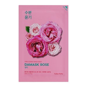 HOLIKA HOLIKA Маска тканевая увлажняющая Пьюр Эссенс, дамасская роза / Pure Essence Mask Sheet Damask Rose 20 мл