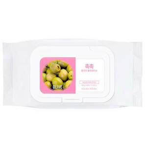 HOLIKA HOLIKA Салфетки очищающие с оливой для удаления макияжа Дэйли Фреш / Daily Fresh Olive Cleansing Tissue 60 шт