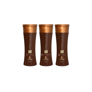 HONMA TOKYO Набор для кератинового выпрямления жестких волос (шампунь 150 мл, кератин 150 мл, маска 150 мл) Coffee Premium All Liss