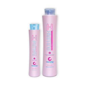 HONMA TOKYO Набор для восстановления и разглаживания волос с розовым пигментом (шампунь 500 мл, маска реконструктор 1000 мл) H-Brush Botox Capilar Pink