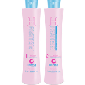 HONMA TOKYO Набор для восстановления волос (шампунь 1000 мл, маска 1000 мл) H-Brush Botox Capilar