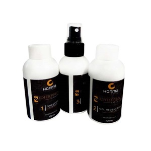 HONMA TOKYO Набор для выпрямления и восстановления волос (шампунь 100 мл, гель 100 мл, спрей 50 мл) / Collagen Coffee Premium