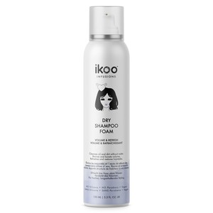 IKOO Шампунь-пенка сухой Объем и свежесть / Dry Shampoo Foam Volume & Refresh 150 мл