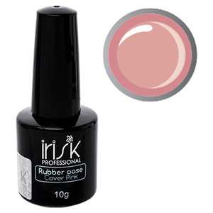 IRISK PROFESSIONAL База каучуковая камуфлирующая для ногтей, розовая / Rubber Base Cover Pink 10 г