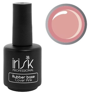 IRISK PROFESSIONAL База каучуковая камуфлирующая для ногтей, розовая / Rubber Base Cover Pink 18 мл