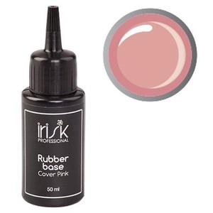 IRISK PROFESSIONAL База каучуковая камуфлирующая для ногтей, розовая / Rubber Base Cover Pink 50 мл