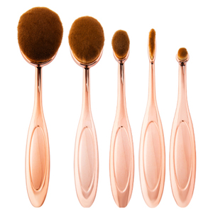 IRISK PROFESSIONAL Набор кистей-щеток макияжных, 02 медная ручка / Universal Brush 5 предметов