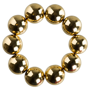 IRISK PROFESSIONAL Набор магнитных шариков для дизайна гель-лаком Кошачий глаз, 02 золото 10 шт