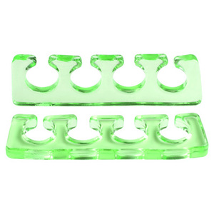 IRISK PROFESSIONAL Расширитель силиконовый для пальцев, 05 прозрачно-зеленый 2 шт