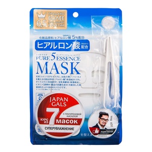 JAPAN GALS Маска с гиалуроновой кислотой / Pure Essence 7 шт