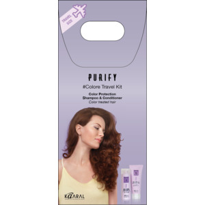 KAARAL Набор дорожный для окрашенных волос (шампунь 100 мл, кондиционер 75 мл) / Purify Colore