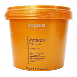KAPOUS Порошок обесцвечивающий с маслом арганы / Arganoil 500 мл