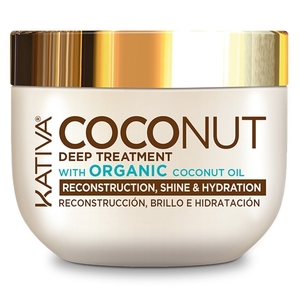 KATIVA Маска восстанавливающая с органическим кокосовым маслом для поврежденных волос / COCONUT 250 мл