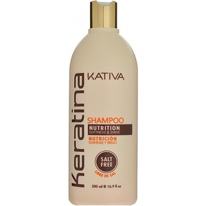 KATIVA Шампунь укрепляющий с кератином для всех типов волос / KERATINA 500 мл