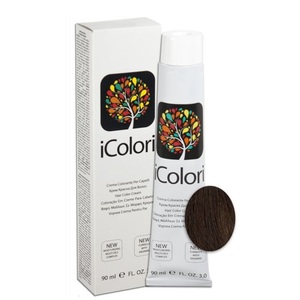 KAYPRO 5.8 краска для волос, светло-каштановый шоколад / ICOLORI 90 мл