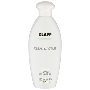 KLAPP Тоник со спиртом для лица / CLEAN & ACTIVE 250 мл