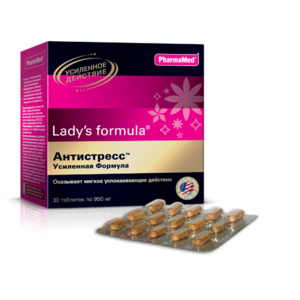 LADY'S FORMULA Антистресс усиленная формула, таблетки 950 мг № 30